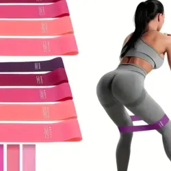 Ligas de resistencia para hacer ejercicios 