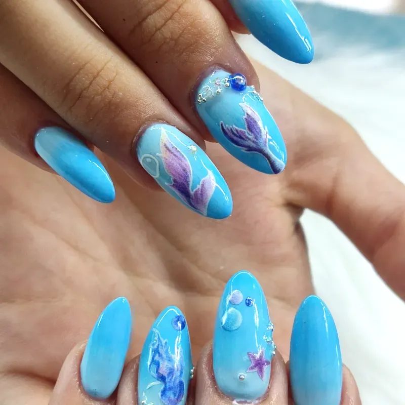 Uñas de poligel nuevas 