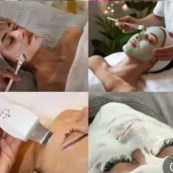 Limpieza facial mixta