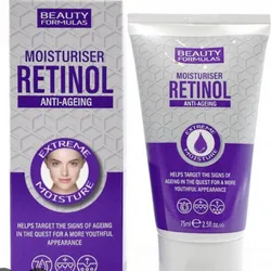 Crema facial con retinol.