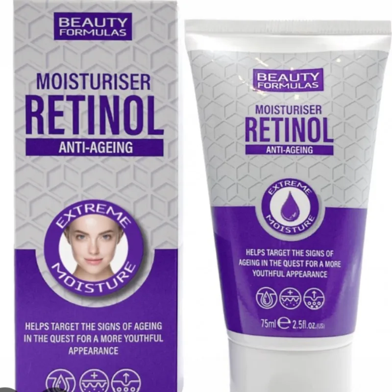 Crema facial con retinol.