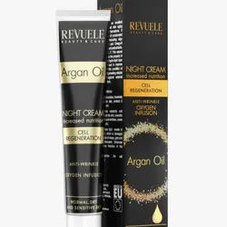 Crema hidratante de Argán nocturna.