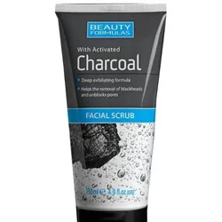 Exfoliante facial con carbón.