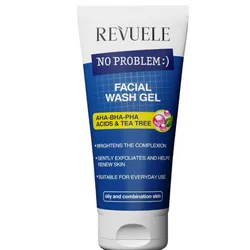 Limpiador facial con ácido salicílico, glicólico y árbol de té.