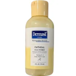 Tónico facial con avena y leche.