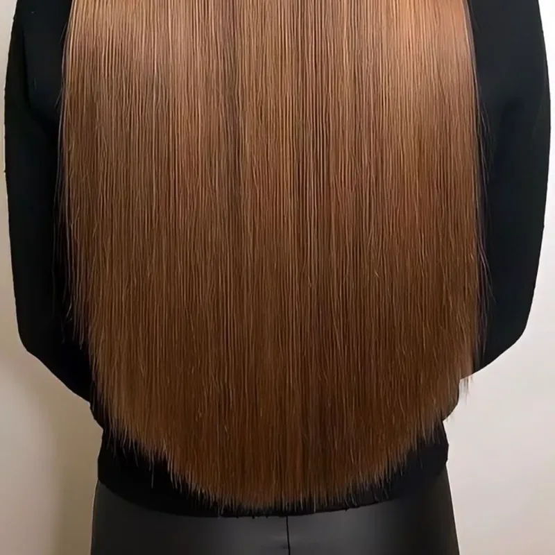 En cabello extra largo 