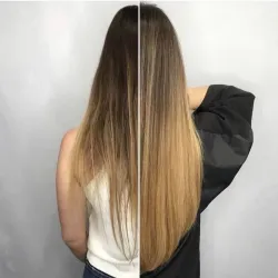 En cabello largo 