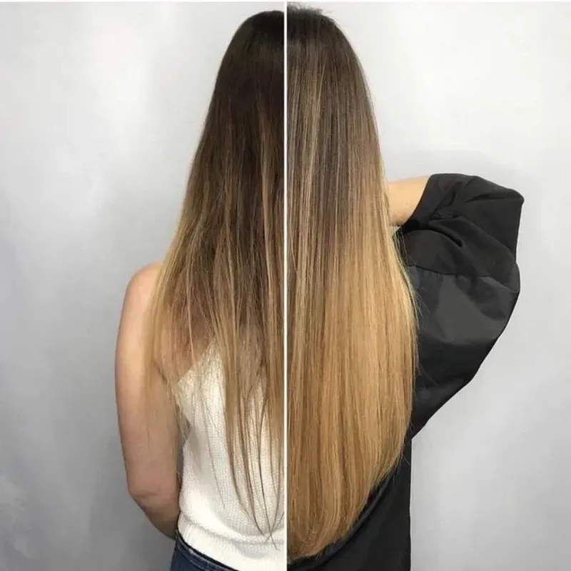 En cabello largo 