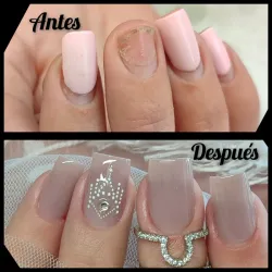 Reponer una uña de soft gel tamaño mediano 