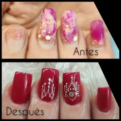 Reponer uñas caídas de soft gel cortas 
