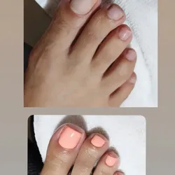 Manicura rusa completa y limpieza de talon