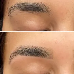 Sacado de cejas con pinzas