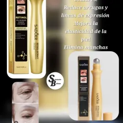 Contorno para ojos de Retinol con masajeador 