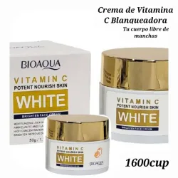 Crema Facial de Vitamina C blanqueadora