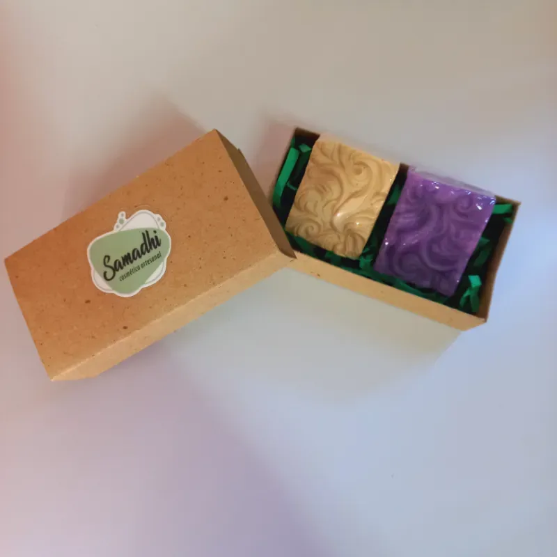 Dúo de Jabones 100 gramos (lavanda y vainilla)