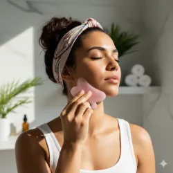 Piedra Gua Sha Rosa