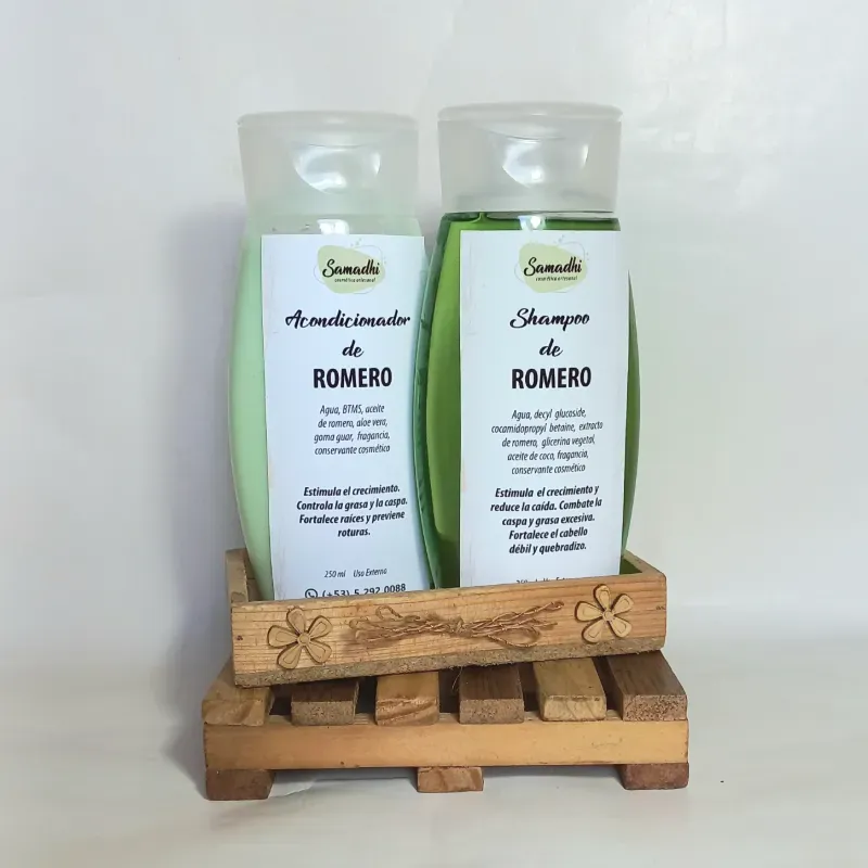 Shampoo y Acondicionador de Romero 