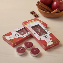 🕯 Velas de Manzana y Canela (paq 10)