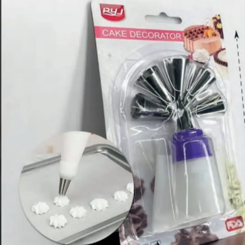 Boquillas con manga y adaptador 