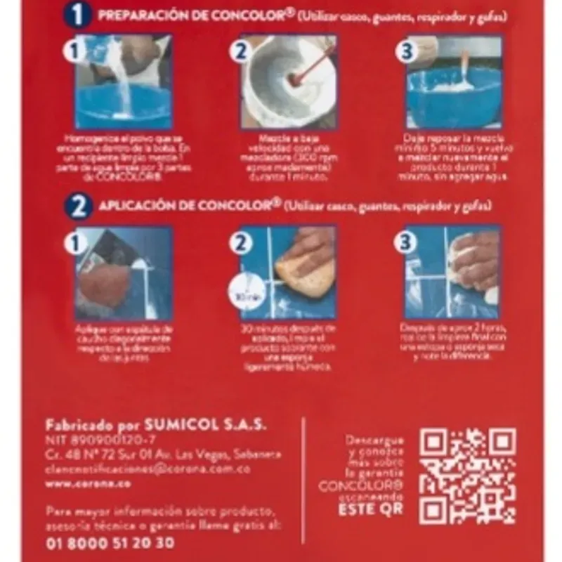 Cemento Blanco Corona de 5kg