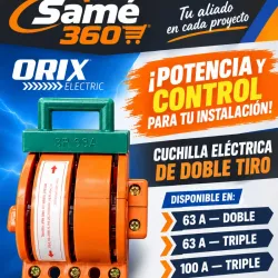 Cuchilla Doble tiro 3P 63 amp