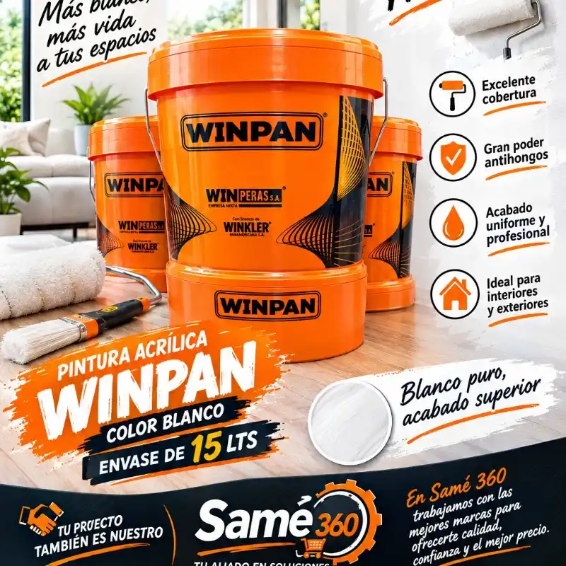 Pintura Vinilica Color Blanco