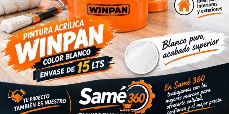 Pintura Vinilica Color Blanco
