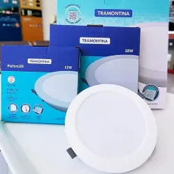 Plafón Led Redondo para Empotrar de 12 w