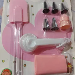 Set de manga , boquillas , medidor ,paleta.