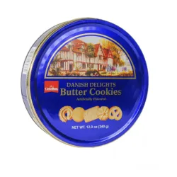 Butter Cookies 340gr Lata
