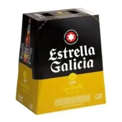 Cerveza Estrella de Galicia Sin Gluten (Pack x 6)