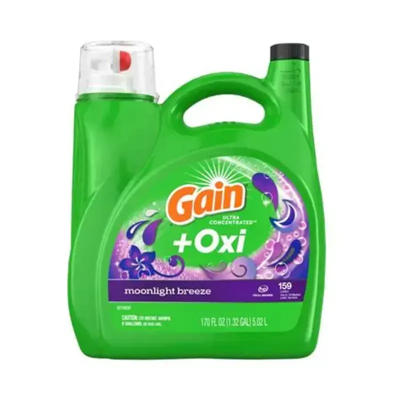 Detergente Líquido Gain Moonlight 170 Oz