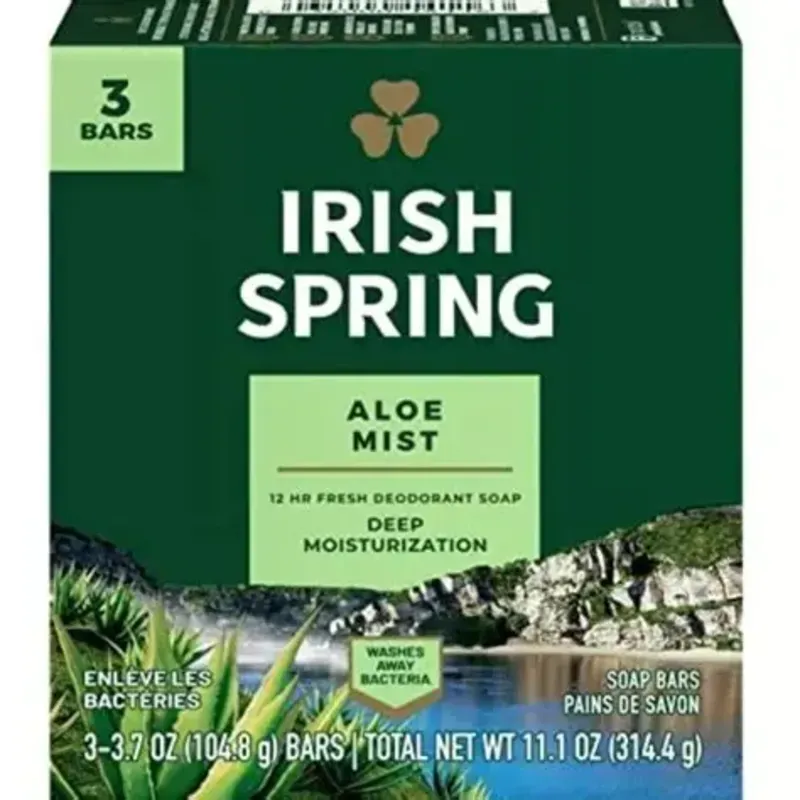 Jabón Irish Spring Aloe Mist