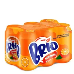 Refresco Brío Naranja 330ml (Pack x6)