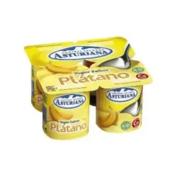Yogurt Asturiano Banana (Pack x4)