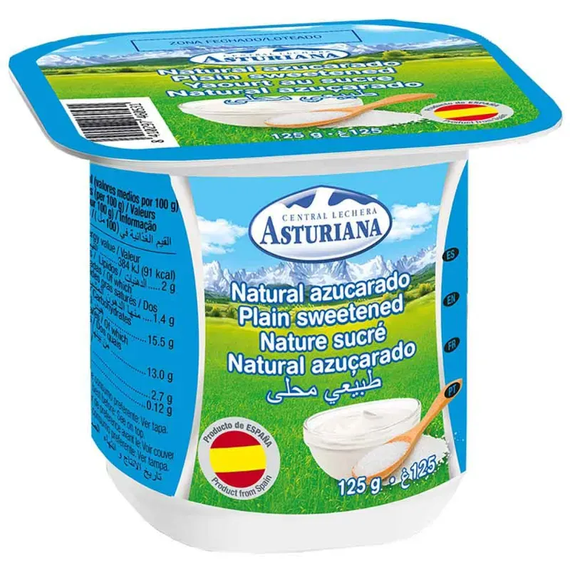 Yogurt La Asturiana Natural 125gr