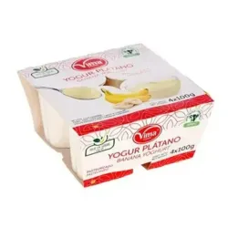 Yogurt Vima Banana 100gr (Pack x4)