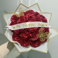 Ramo de 20 Rosas con Listón