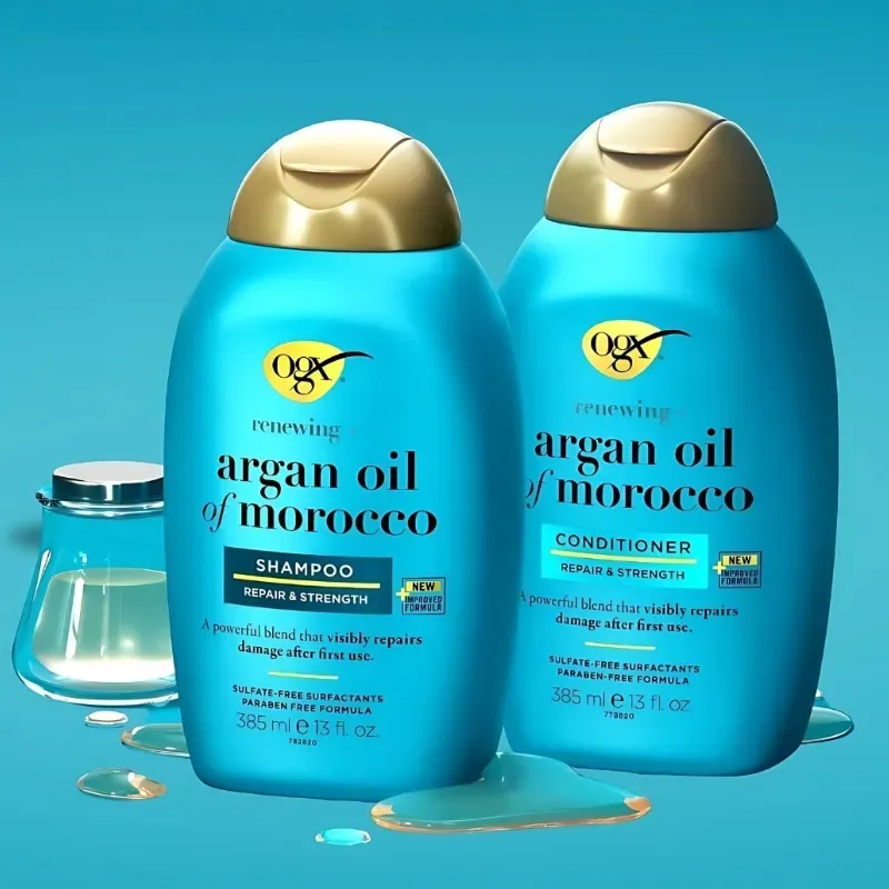 Set de shampoo y acondicionador de aceite de argan 