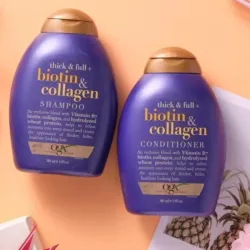 Set de shampoo y acondicionador de biotina y colágeno 