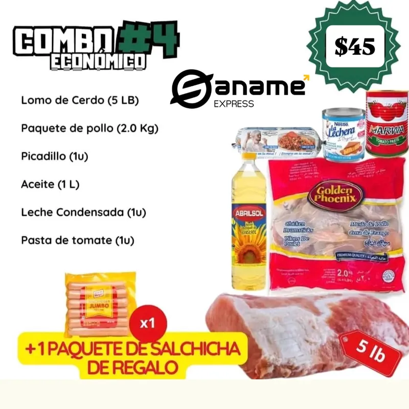 COMBO ECONÓMICO 4 