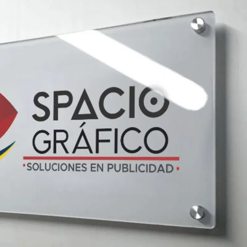 Carteles de Vinilo sobre Acrilico
