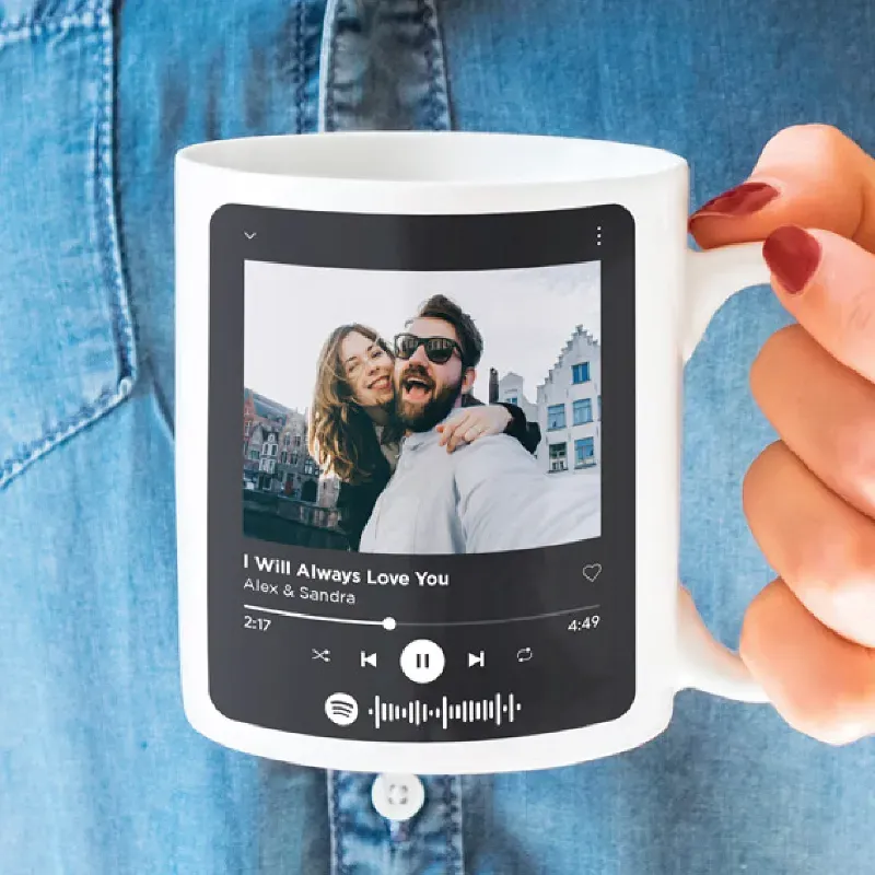 Taza personalizada "Canción Spotify"