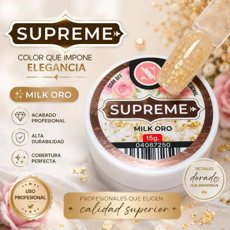 Acrílico Supreme Milk Oro