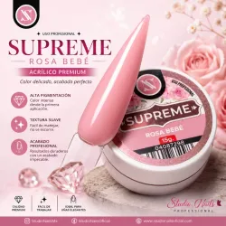 Acrílico Supreme _ Rosa Bebé