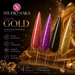 Colección GOLD de polvos Acrílicos