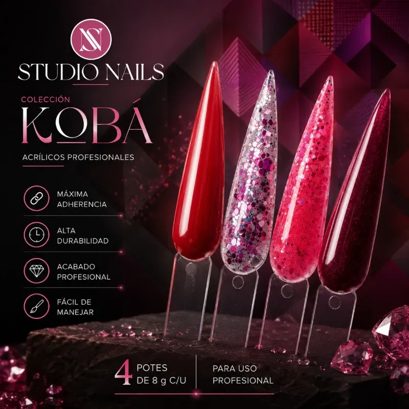 Colección KOBÁ de polvos Acrílicos