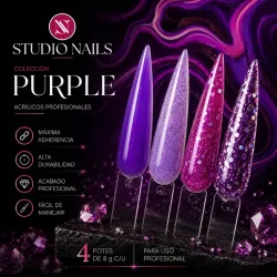 Colección PURPLE de polvos Acrílicos