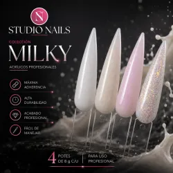 Colección MILKY de polvos Acrílicos