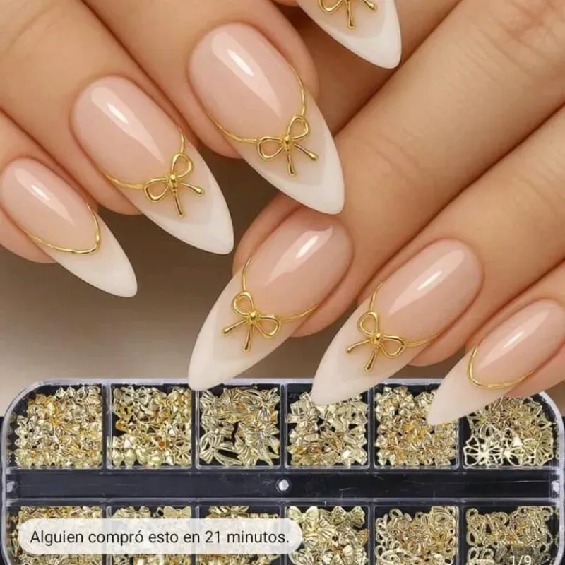 Decoración de Lazos Dorados Casilleros 